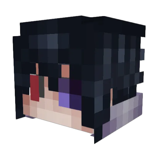 Faro17 Minecraft avatar head, 3D render