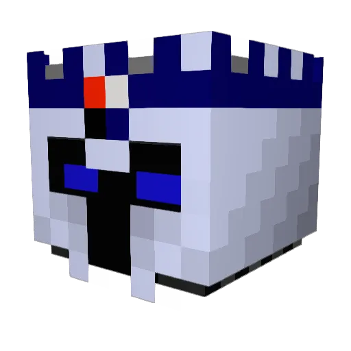 Faroe55 Minecraft avatar head, 3D render