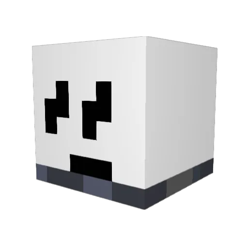 Faronest Minecraft avatar head, 3D render