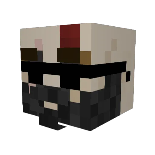 Farqad_Kh Minecraft avatar head, 3D render