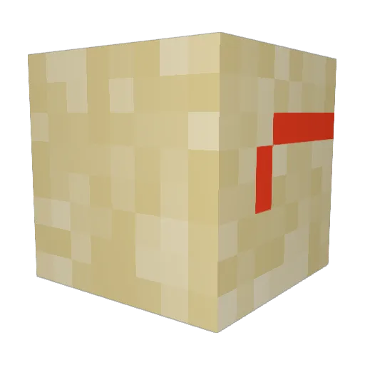 Farqu4d Minecraft avatar head, 3D render