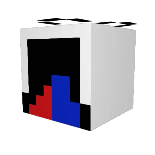 Farr_2790 Minecraft avatar head, 3D render