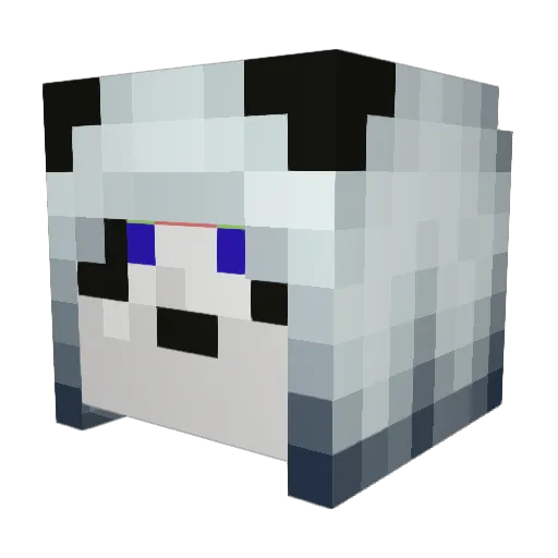 Farrbro Minecraft avatar head, 3D render