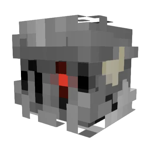 Farrons Minecraft avatar head, 3D render