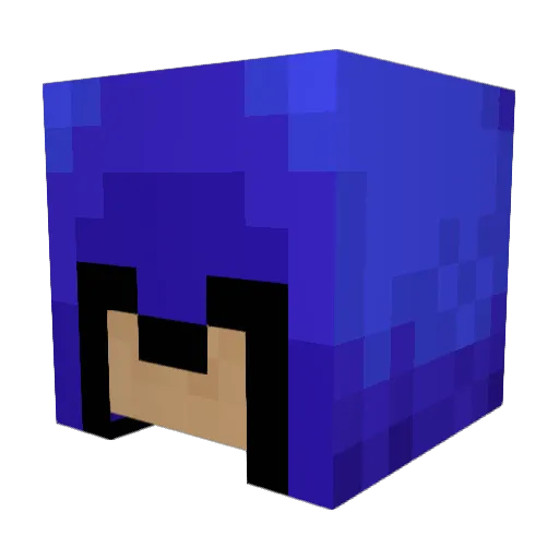 Farshadow6277 Minecraft avatar head, 3D render