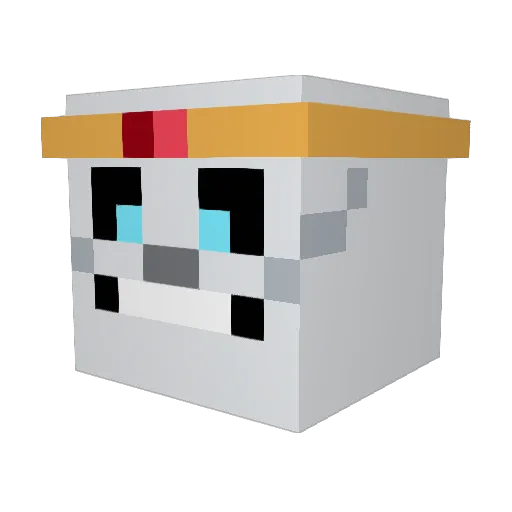 FartCrusader69 Minecraft avatar head, 3D render