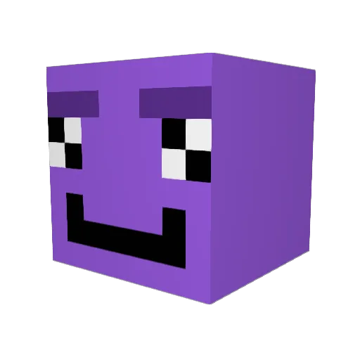 FartGolem Minecraft avatar head, 3D render