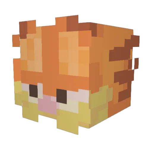 FartMaster1000 Minecraft avatar head, 3D render
