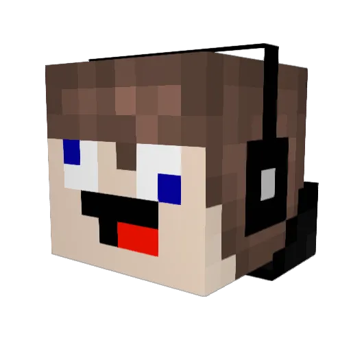 FartMaster883 Minecraft avatar head, 3D render