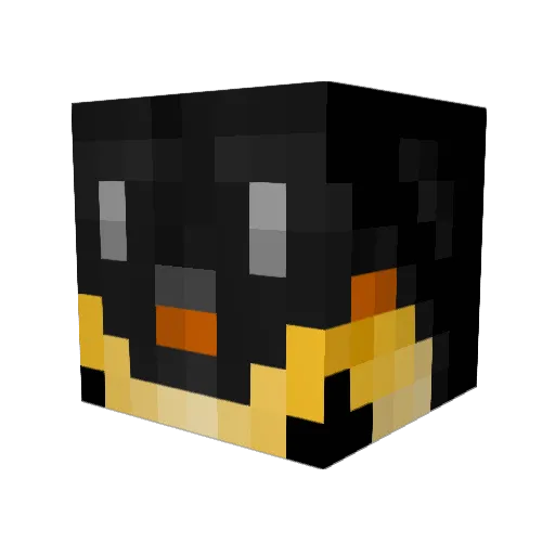 FartNuggett Minecraft avatar head, 3D render