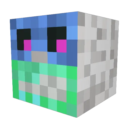 FartSomeGoGoYT Minecraft avatar head, 3D render