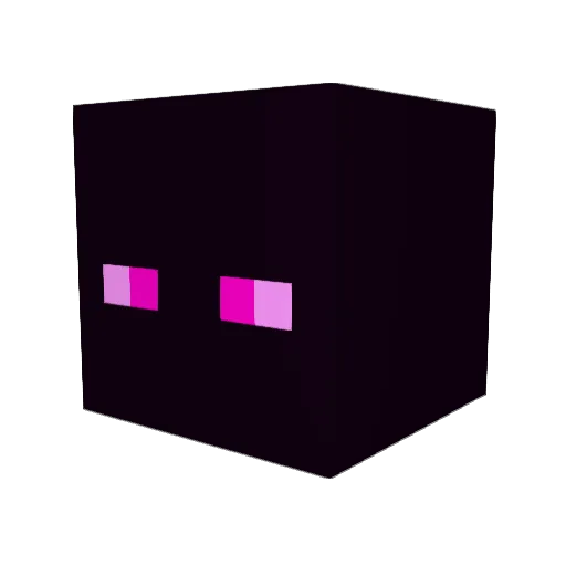 Faryuii Minecraft avatar head, 3D render