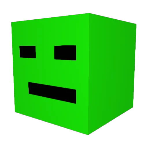 FasiXD69 Minecraft avatar head, 3D render