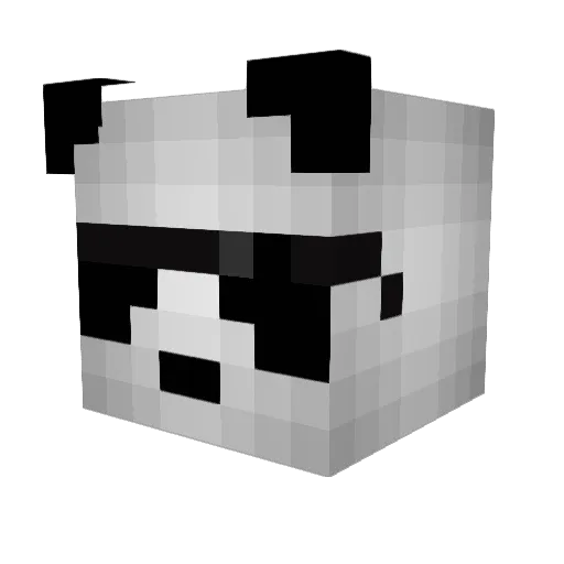 Faslo Minecraft avatar head, 3D render