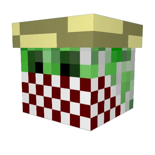 FastNukez Minecraft avatar head, 3D render