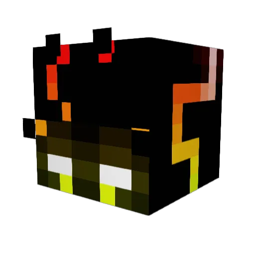 FastShadowKnight Minecraft avatar head, 3D render