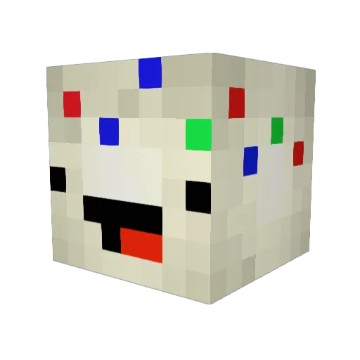 FastTuhNap Minecraft avatar head, 3D render