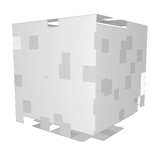 Fast_Kubus Minecraft avatar head, 3D render