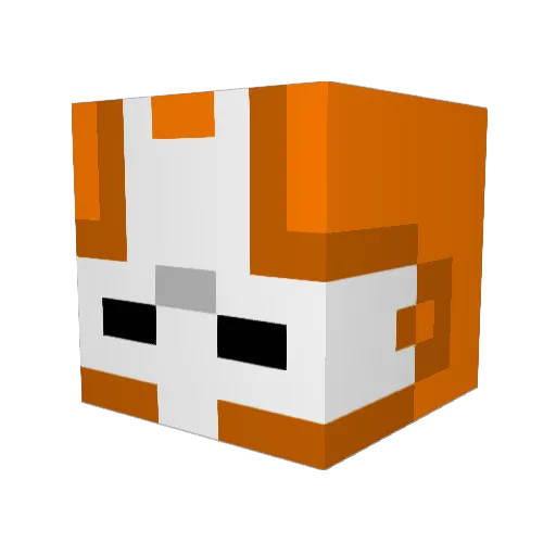 FastestJetSki Minecraft avatar head, 3D render