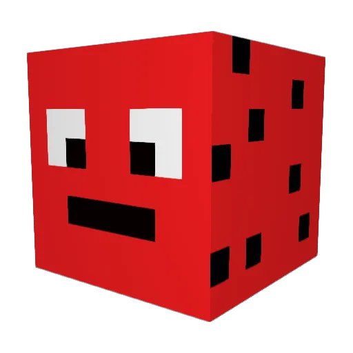 Fasti825 Minecraft avatar head, 3D render