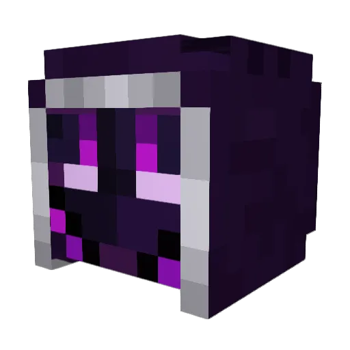 Fastowan Minecraft avatar head, 3D render