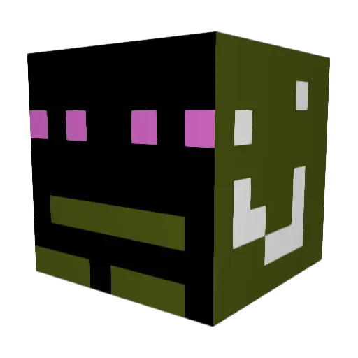 FatAdi_ Minecraft avatar head, 3D render