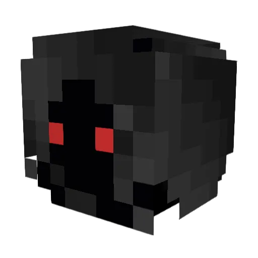 FatBallerin Minecraft avatar head, 3D render