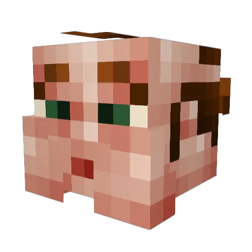 FatBoyJoe Minecraft avatar head, 3D render