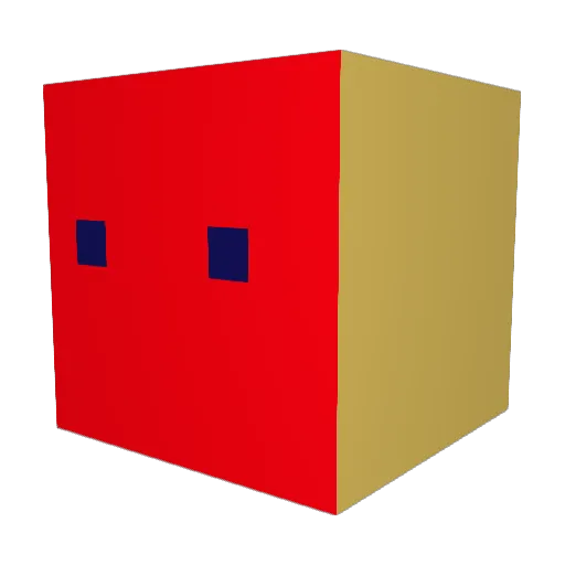 FatBrainBoy Minecraft avatar head, 3D render