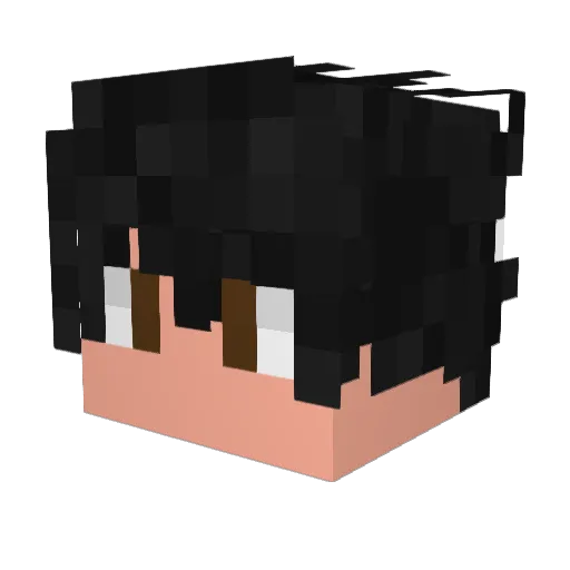 FatChichico24 Minecraft avatar head, 3D render