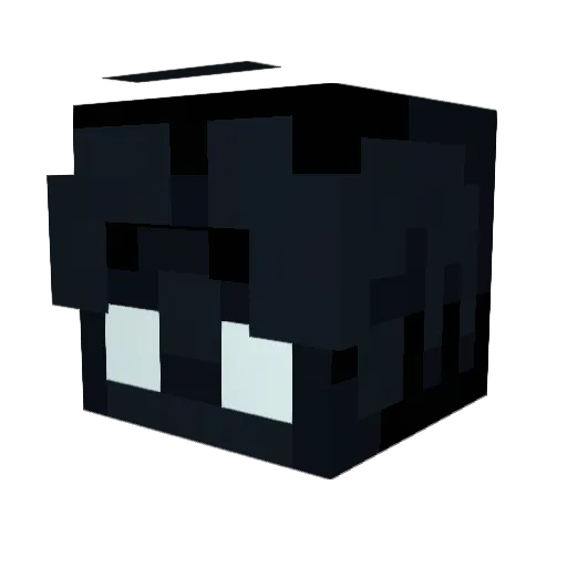 FatCrack04 Minecraft avatar head, 3D render