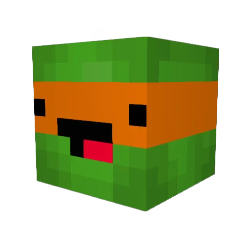 FatDabMan Minecraft avatar head, 3D render