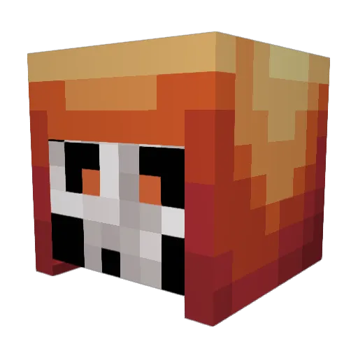FatEd2231 Minecraft avatar head, 3D render