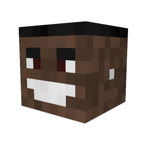 FatJoe4321 Minecraft avatar head, 3D render