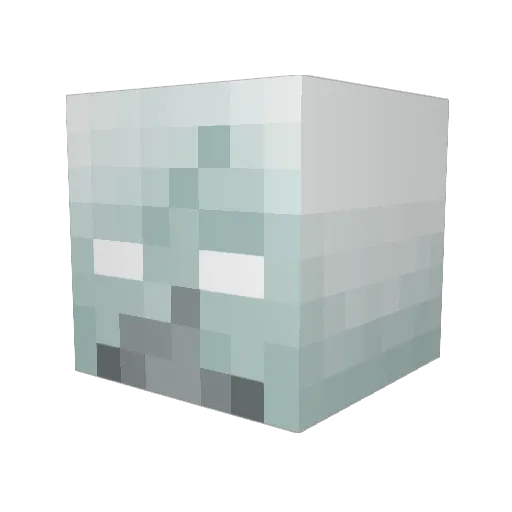 FatKidsFloat9 Minecraft avatar head, 3D render