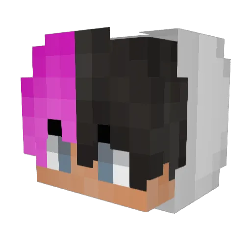FatMacAttack Minecraft avatar head, 3D render