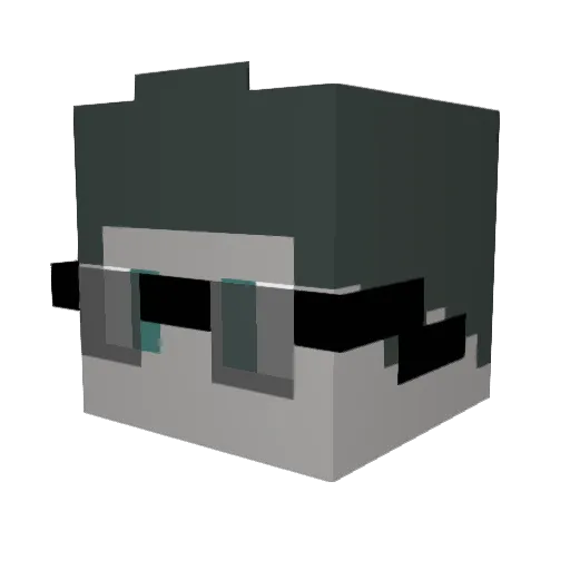 FatMedibirb Minecraft avatar head, 3D render