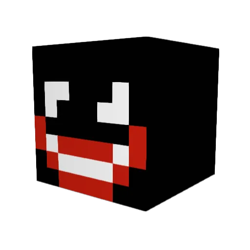 FatPanda21 Minecraft avatar head, 3D render