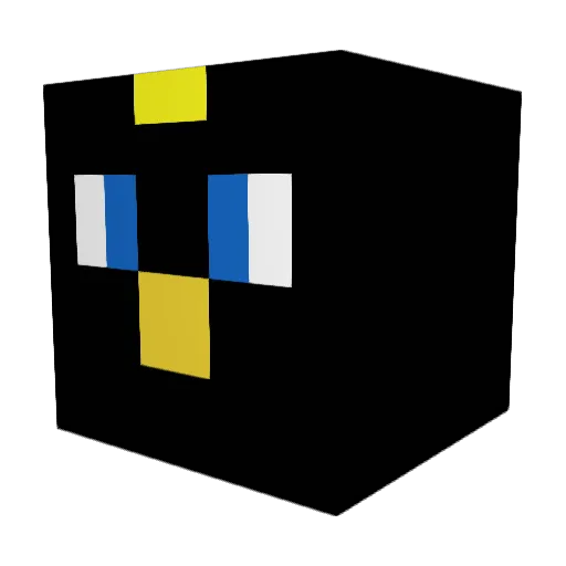FatPenguin17 Minecraft avatar head, 3D render