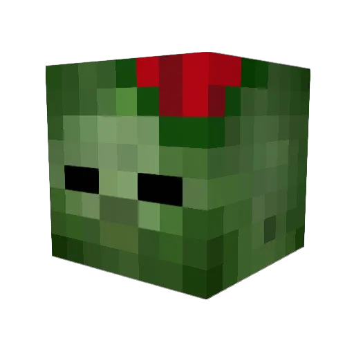 FatPillowz Minecraft avatar head, 3D render