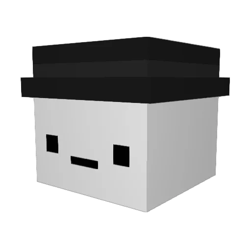 FatToasterXXL Minecraft avatar head, 3D render