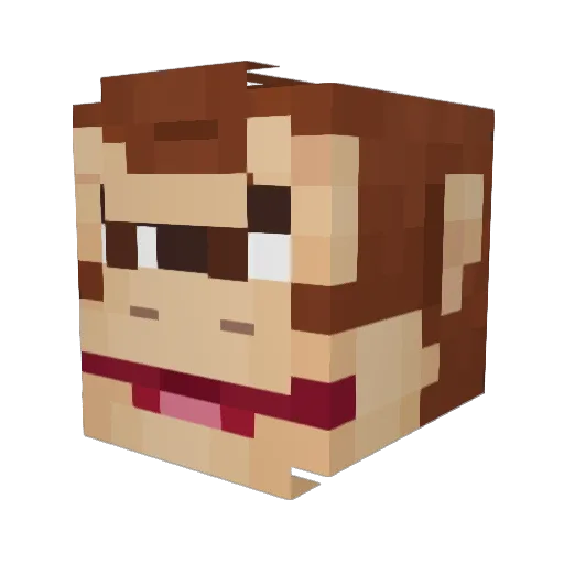 FatalCleric910 Minecraft avatar head, 3D render