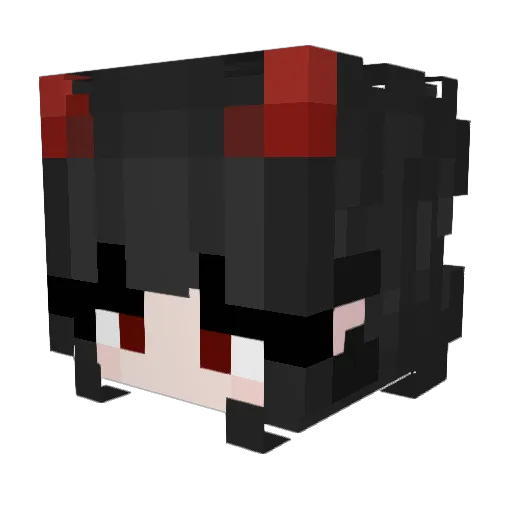 FatalFrog420 Minecraft avatar head, 3D render