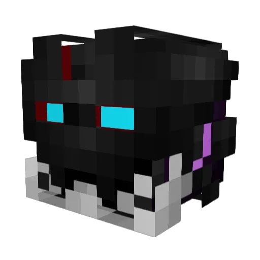 FatalPillow Minecraft avatar head, 3D render