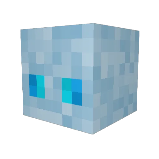 Fatal_Spawn Minecraft avatar head, 3D render