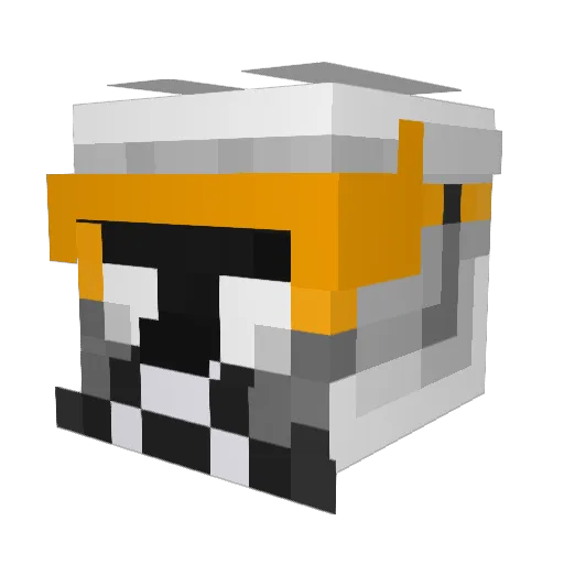 FateAssassin64 Minecraft avatar head, 3D render