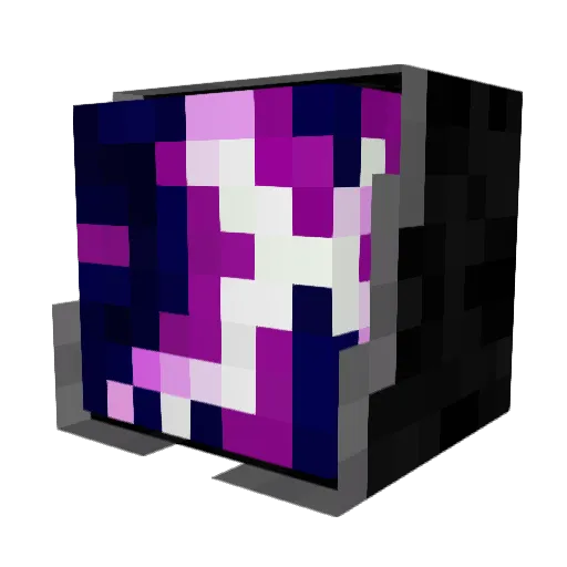 FateCard Minecraft avatar head, 3D render