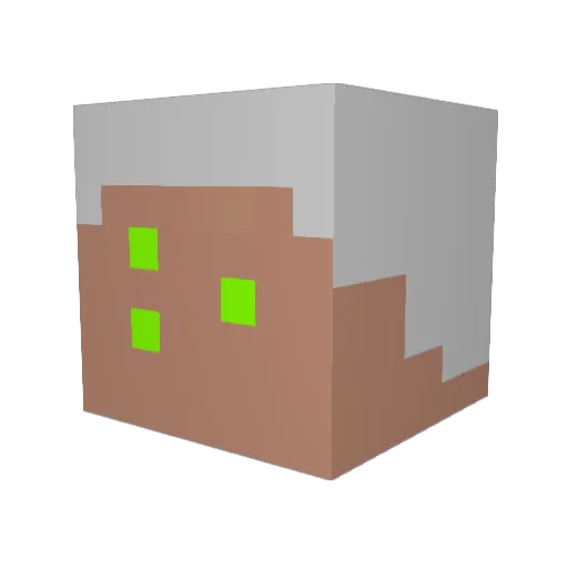 FateEverywhere Minecraft avatar head, 3D render