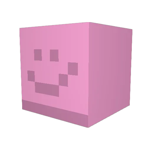 FatePlay_ Minecraft avatar head, 3D render