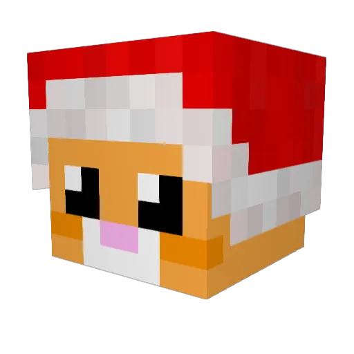 FatherChris Minecraft avatar head, 3D render